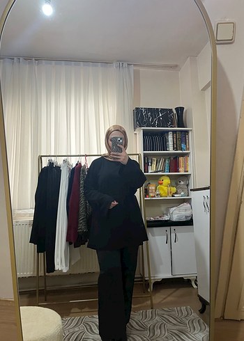 l Beden Siyah Oysho Kumaş Tunik