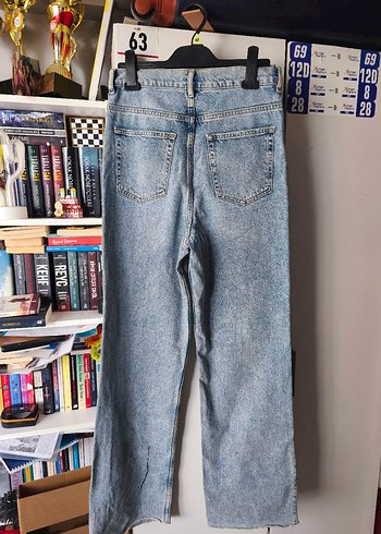 Diğer Wide Leg Denim Kadın Pantolon