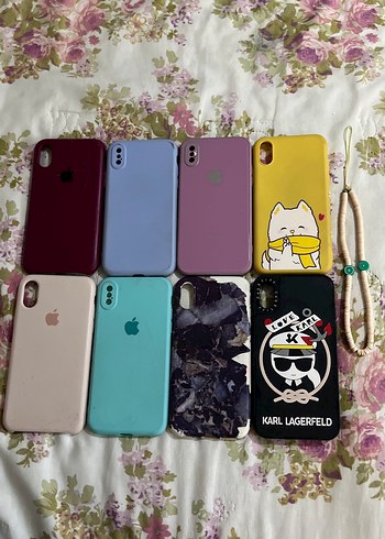 8 adet iPhone X kılıfı