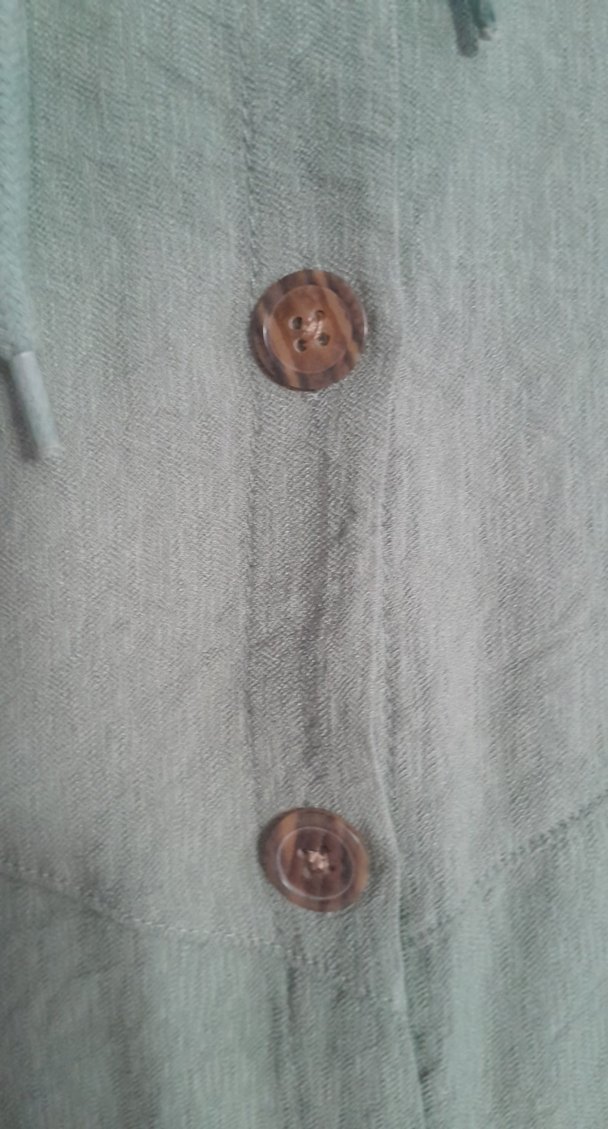 Düğmeli Rahat Kesim Ceket gömlek - Görsel 3