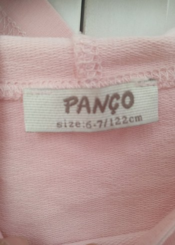 Kız Çocuk Pembe Bağcıklı Kolsuz Panço - Görsel 4