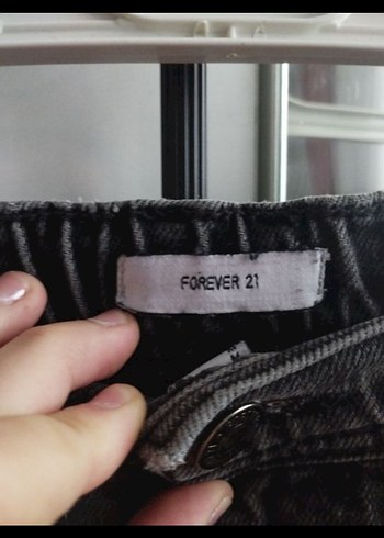 42 Beden siyah Renk Kadın Siyah Bol Kesim Denim Pantolon