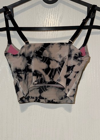 Bağlamalı Desenli sporcu sütyeni - Görsel 2