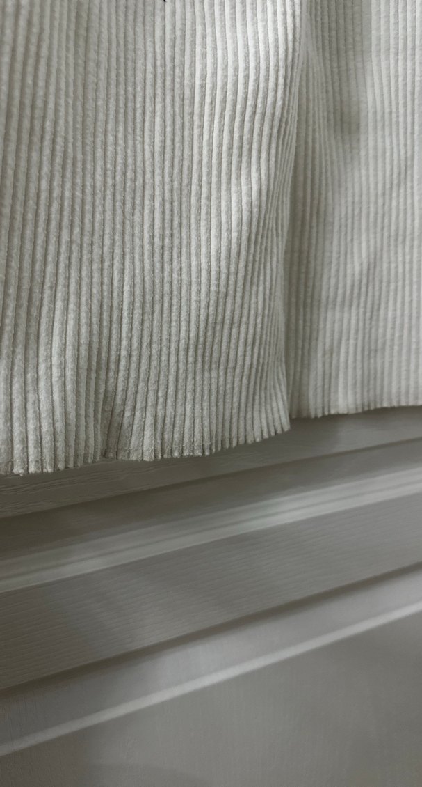 Beyaz kadın yumuşak dokulu  Pantolon - Görsel 3