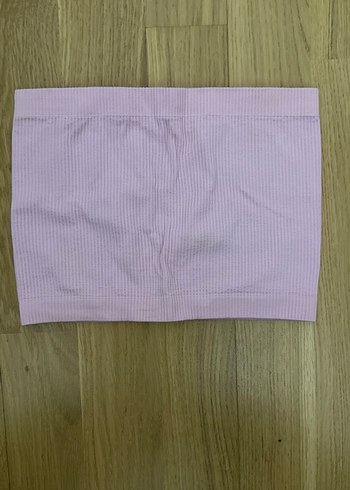 3 Sane Straplez Pembe Crop - Görsel 4