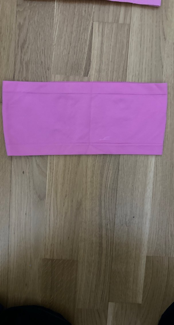 3 Sane Straplez Pembe Crop - Görsel 2