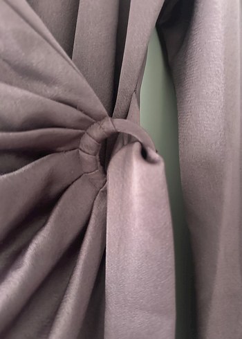 Mango Kadın acı kahve Midi İş Elbisesi - Görsel 6