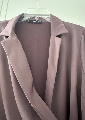 Mango Kadın acı kahve Midi İş Elbisesi - Görsel 3