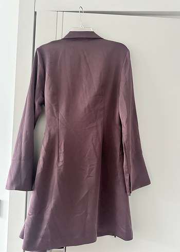 Mango Kadın acı kahve Midi İş Elbisesi - Görsel 5