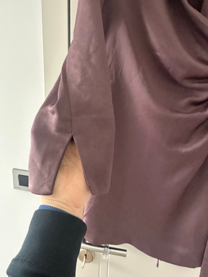 Mango Kadın acı kahve Midi İş Elbisesi - Görsel 4