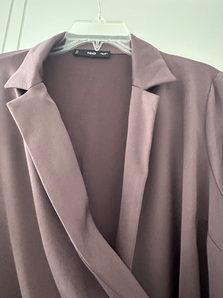 Mango Kadın acı kahve Midi İş Elbisesi - Görsel 3