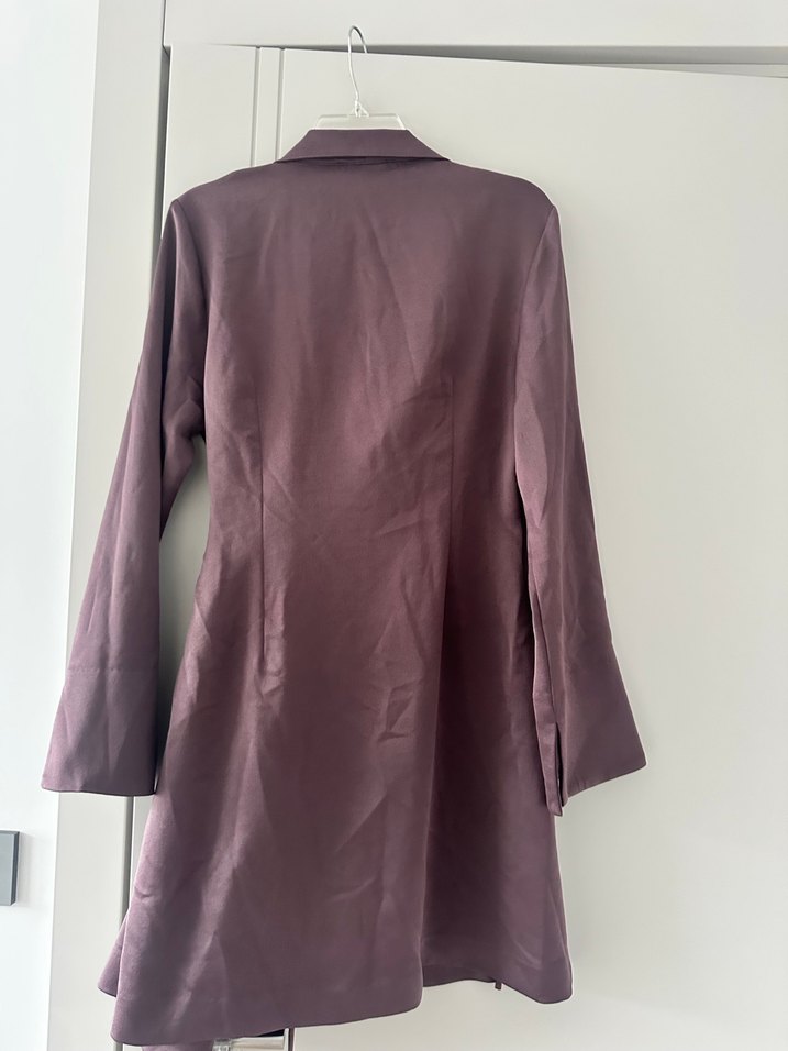 Mango Kadın acı kahve Midi İş Elbisesi - Görsel 5