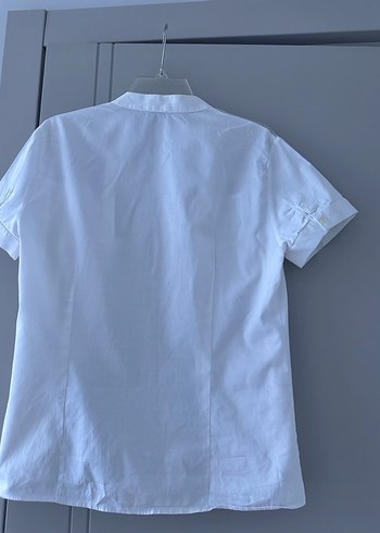 Beymen Düğmeli Beyaz  Kısa Kollu Gömlek - Görsel 4