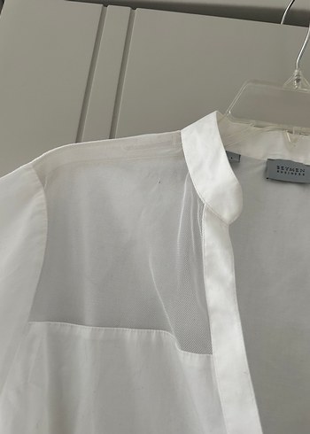 Beymen Düğmeli Beyaz  Kısa Kollu Gömlek - Görsel 2