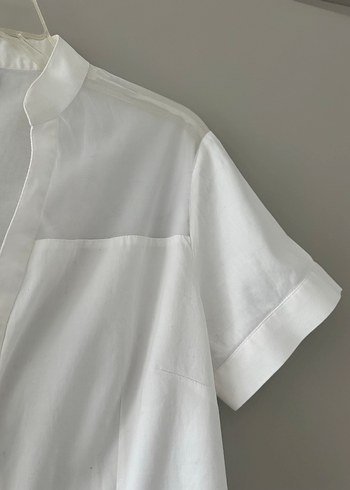 Beymen Düğmeli Beyaz  Kısa Kollu Gömlek - Görsel 3