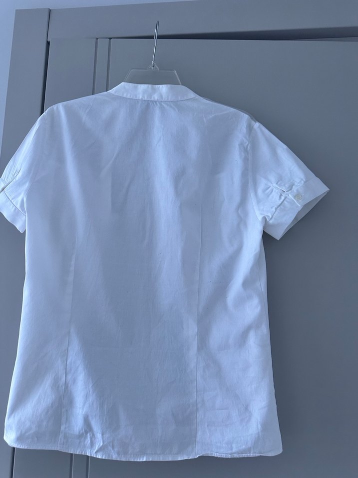 Beymen Düğmeli Beyaz  Kısa Kollu Gömlek - Görsel 4