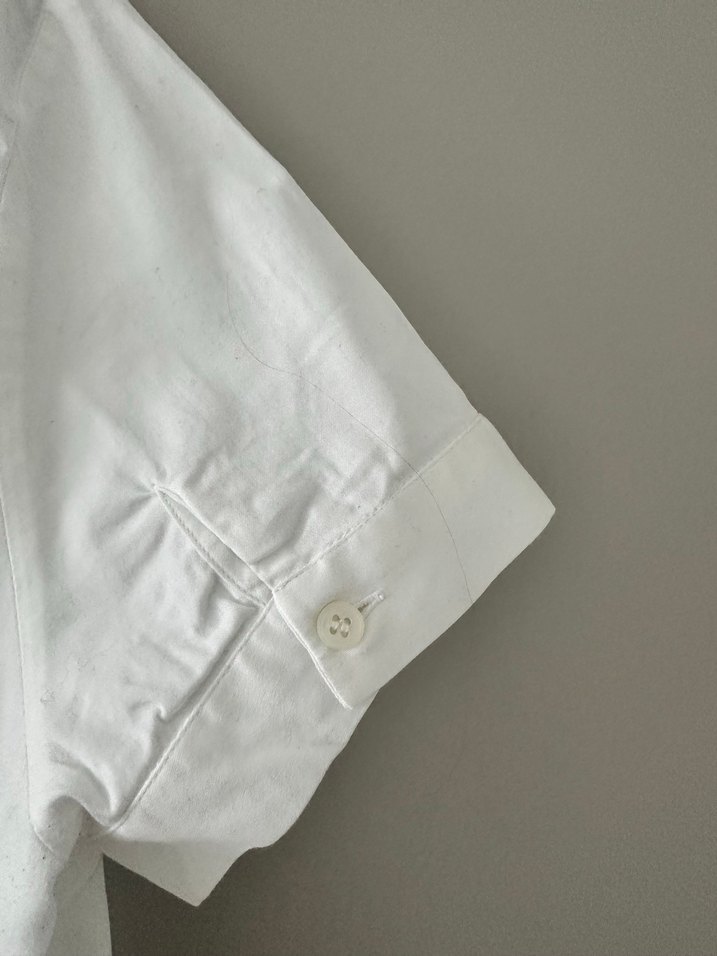 Beymen Düğmeli Beyaz  Kısa Kollu Gömlek - Görsel 5