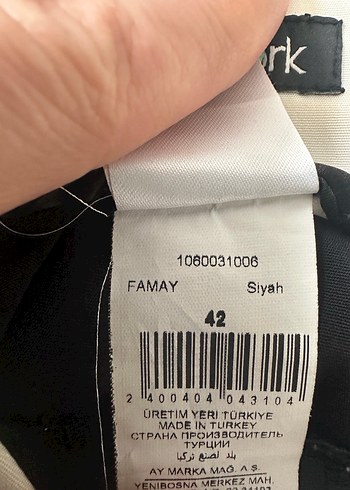 Düğmeli, Beyaz Detaylı Kadın Blazer Ceket ve cigarette pantolon - Görsel 12