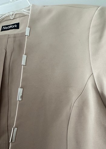 Metwork Bej Kadın Ofis Blazeri - Görsel 2