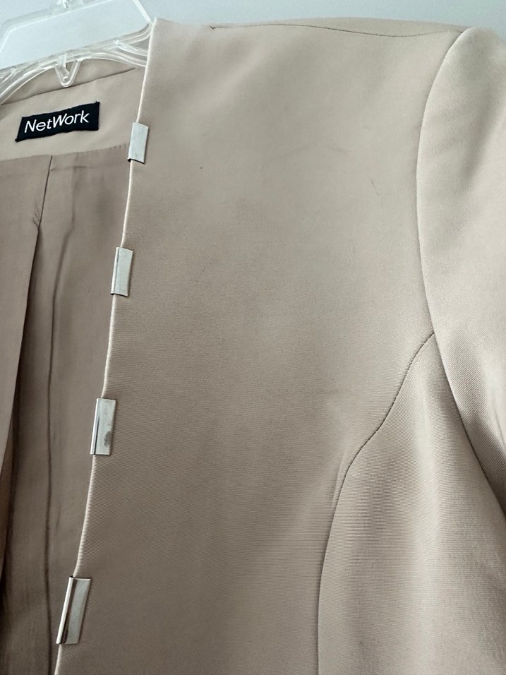 Metwork Bej Kadın Ofis Blazeri - Görsel 2