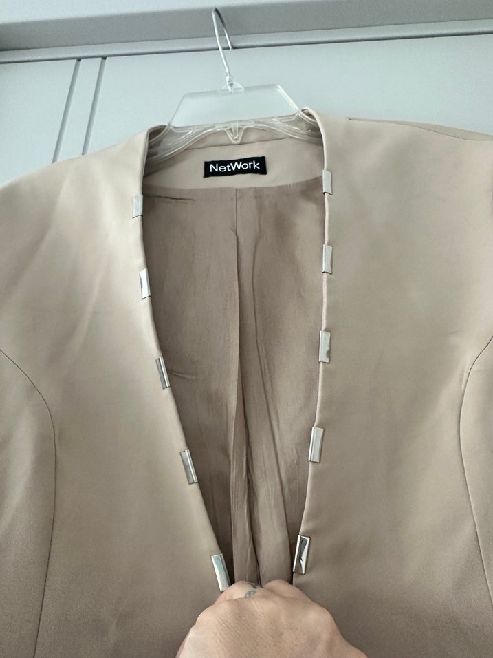 Metwork Bej Kadın Ofis Blazeri - Görsel 3