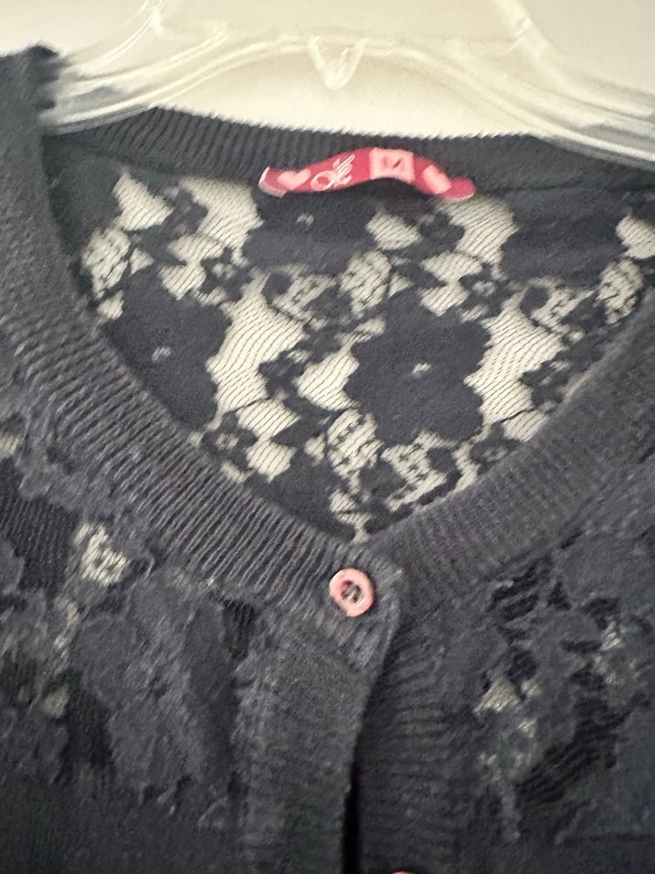 Koton Dantelli lacivert Kadın Hırka - Görsel 2