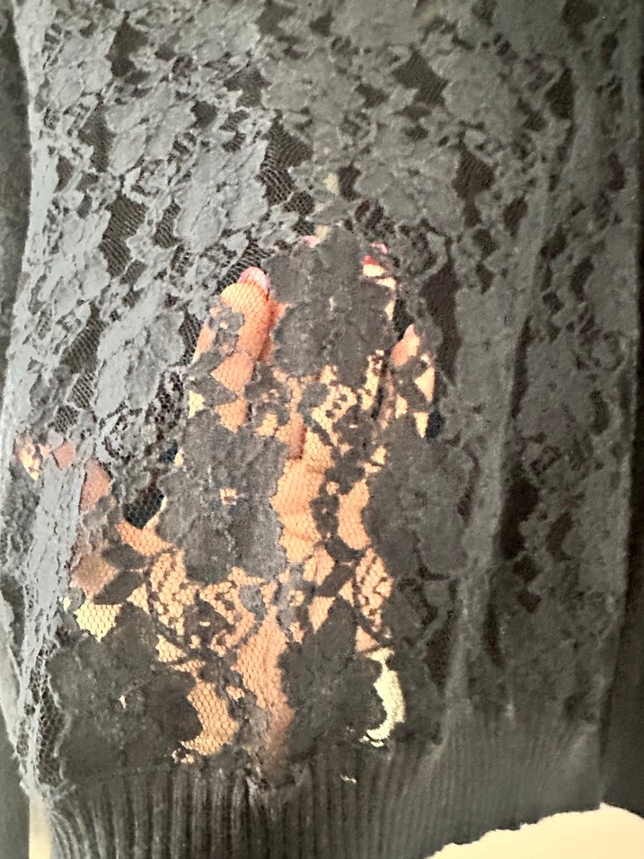 Koton Dantelli lacivert Kadın Hırka - Görsel 5