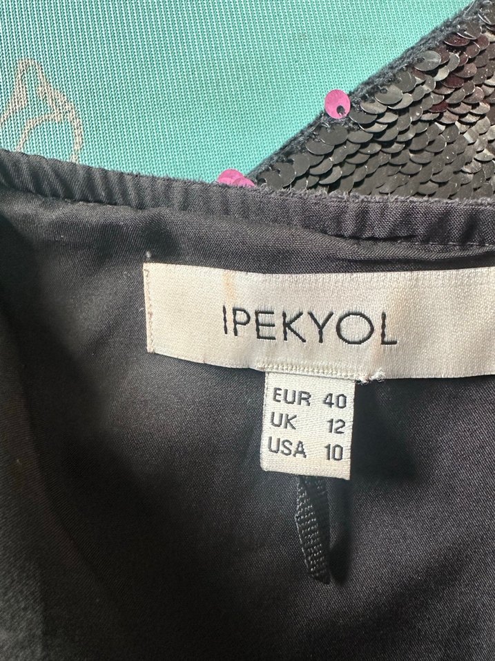 Süet lacivert Mini Kolsuz Elbise - Görsel 5