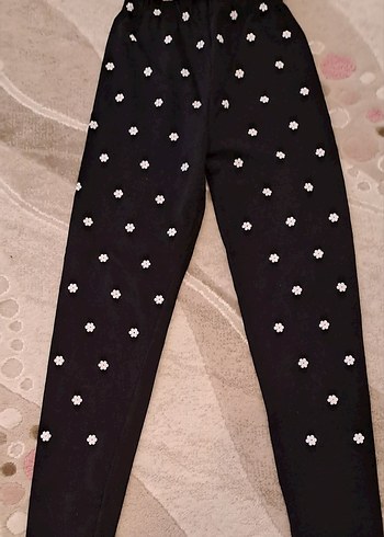 ÇİÇEKLİ PENYE TAYT - Görsel 6