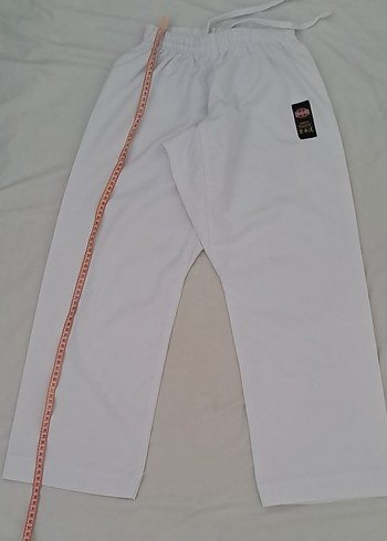 Beyaz Bel Bantlı Erkek Pantolon - Görsel 2