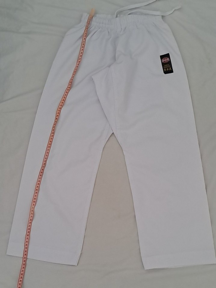 Beyaz Bel Bantlı Erkek Pantolon - Görsel 2