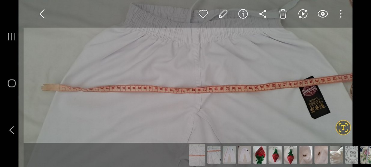 Beyaz Bel Bantlı Erkek Pantolon - Görsel 5