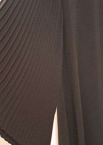 Uzun Siyah Kadın Elbise - Görsel 5