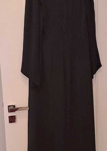 Uzun Siyah Kadın Elbise - Görsel 3