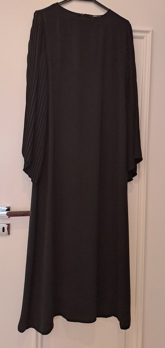 Uzun Siyah Kadın Elbise - Görsel 2