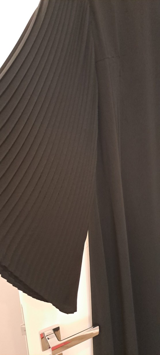 Uzun Siyah Kadın Elbise - Görsel 5