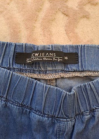 Rahat Kesim Mavi Kadın Denim Pantolon - Görsel 2