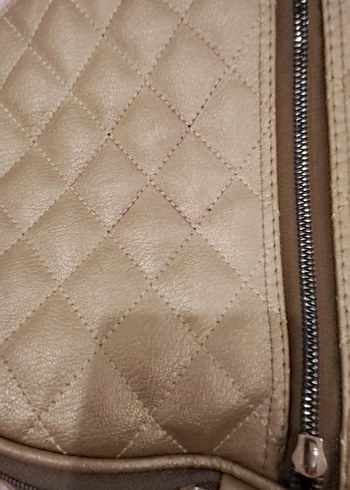 Fermuarlı Kadın Sırt Çantası - Görsel 4