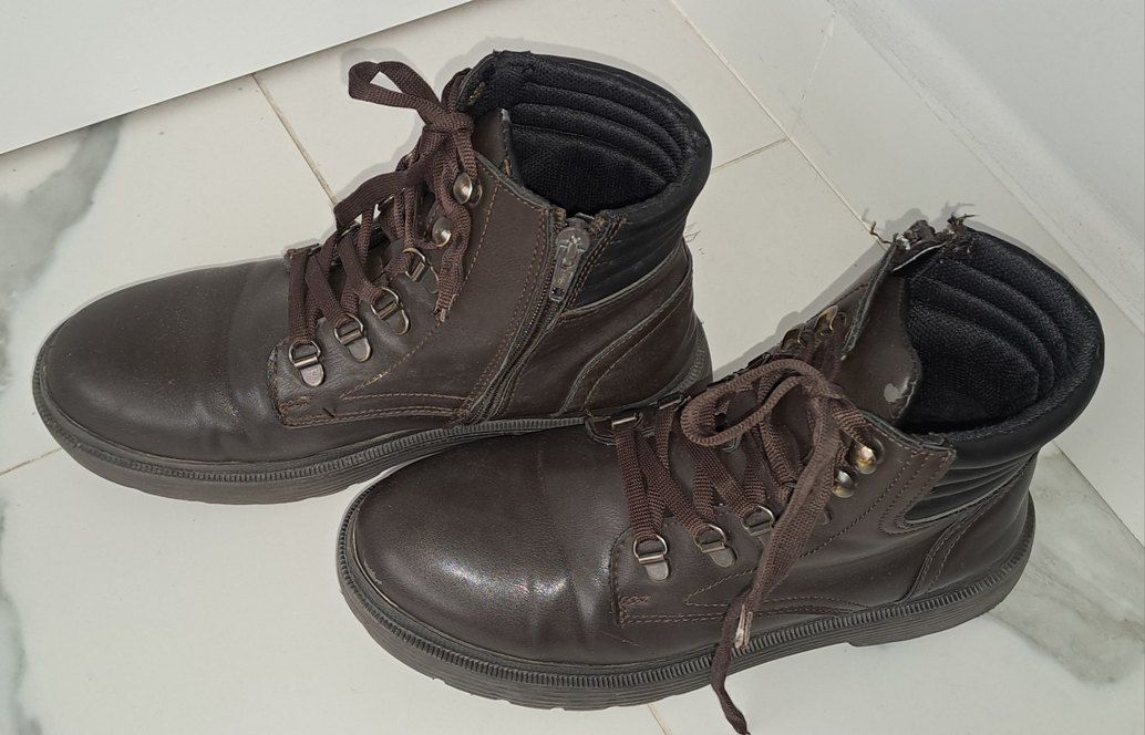 Kahverengi Kadın Dolgu Topuklu Bot - Görsel 3