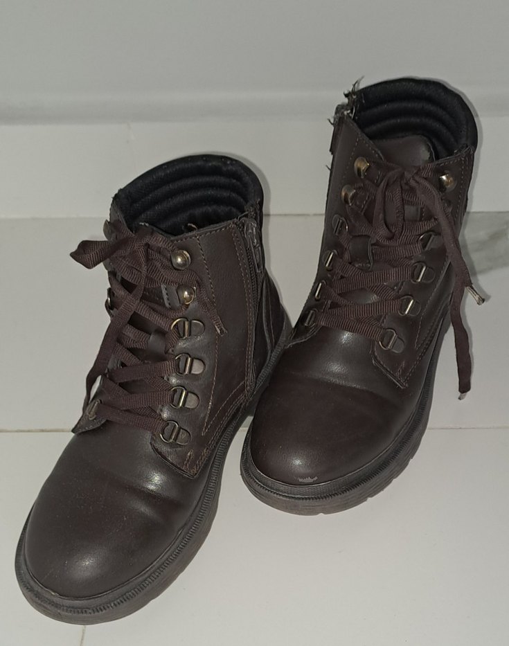 Kahverengi Kadın Dolgu Topuklu Bot - Görsel 2