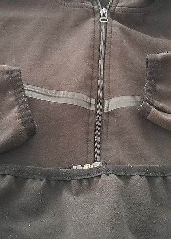 Nike Siyah Fermuarlı Erkek Sweatshirt Hırka - Görsel 4