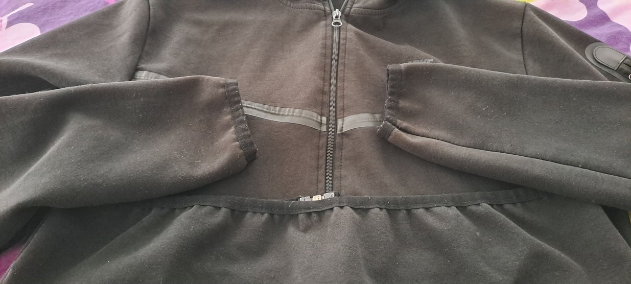 Nike Siyah Fermuarlı Erkek Sweatshirt Hırka - Görsel 4