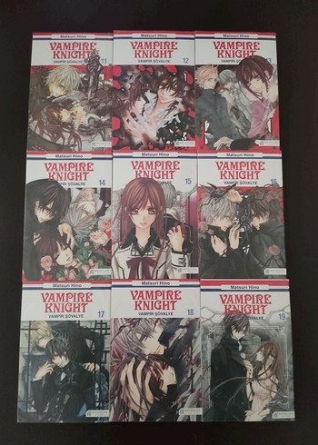 Vampire Knight Manga Serisi 1-19 Cilt