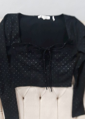dantelli crop bluz
