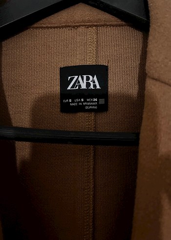 s Beden Zara Camel Renk Kaban
