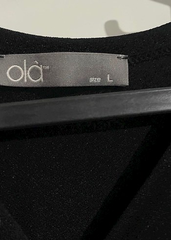 Siyah, Uzun Kollu Kadın Elbise - Görsel 2