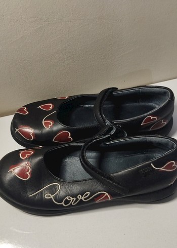 Kız Çocuk Siyah Baskılı Goth Babet - Görsel 4