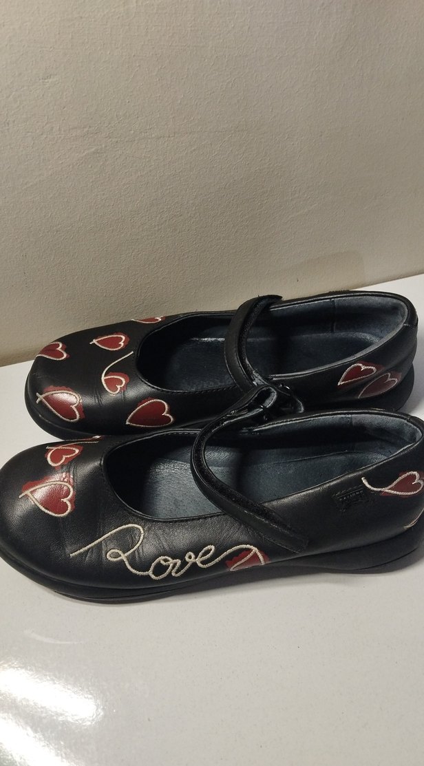 Kız Çocuk Siyah Baskılı Goth Babet - Görsel 4