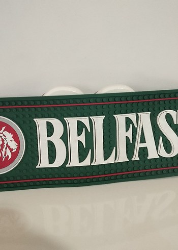 Retro Yeşil Parlak ağır plastik bar mat