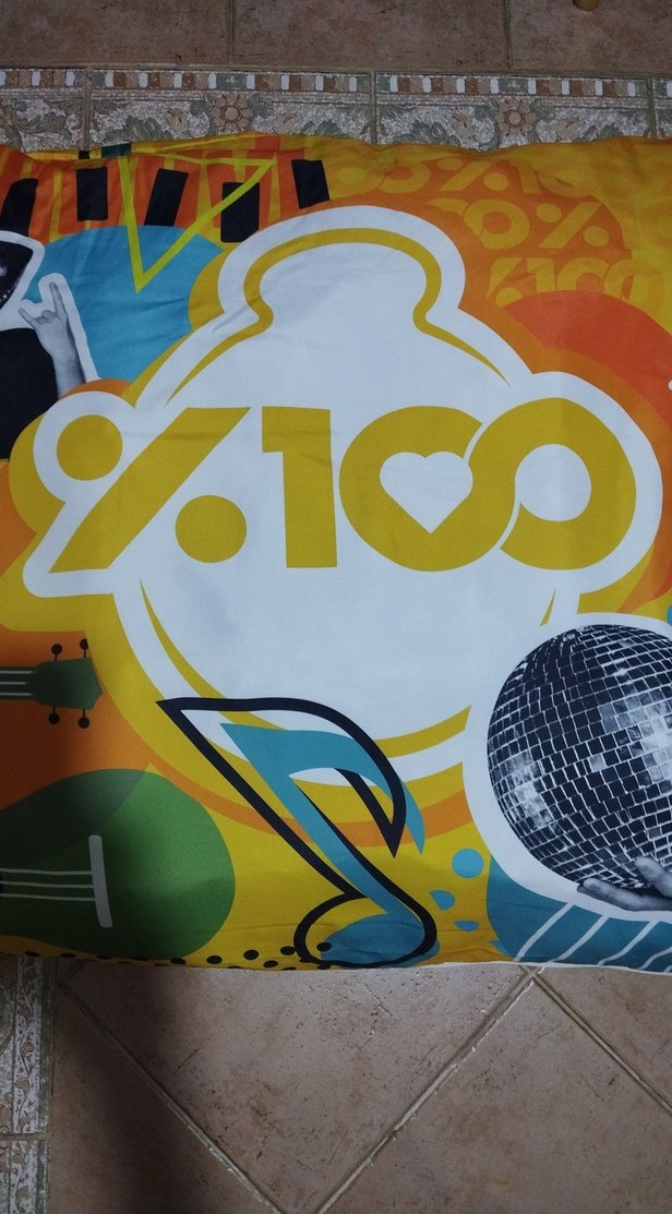 Renkli Baskılı büyük plaj minder %100 - Görsel 2